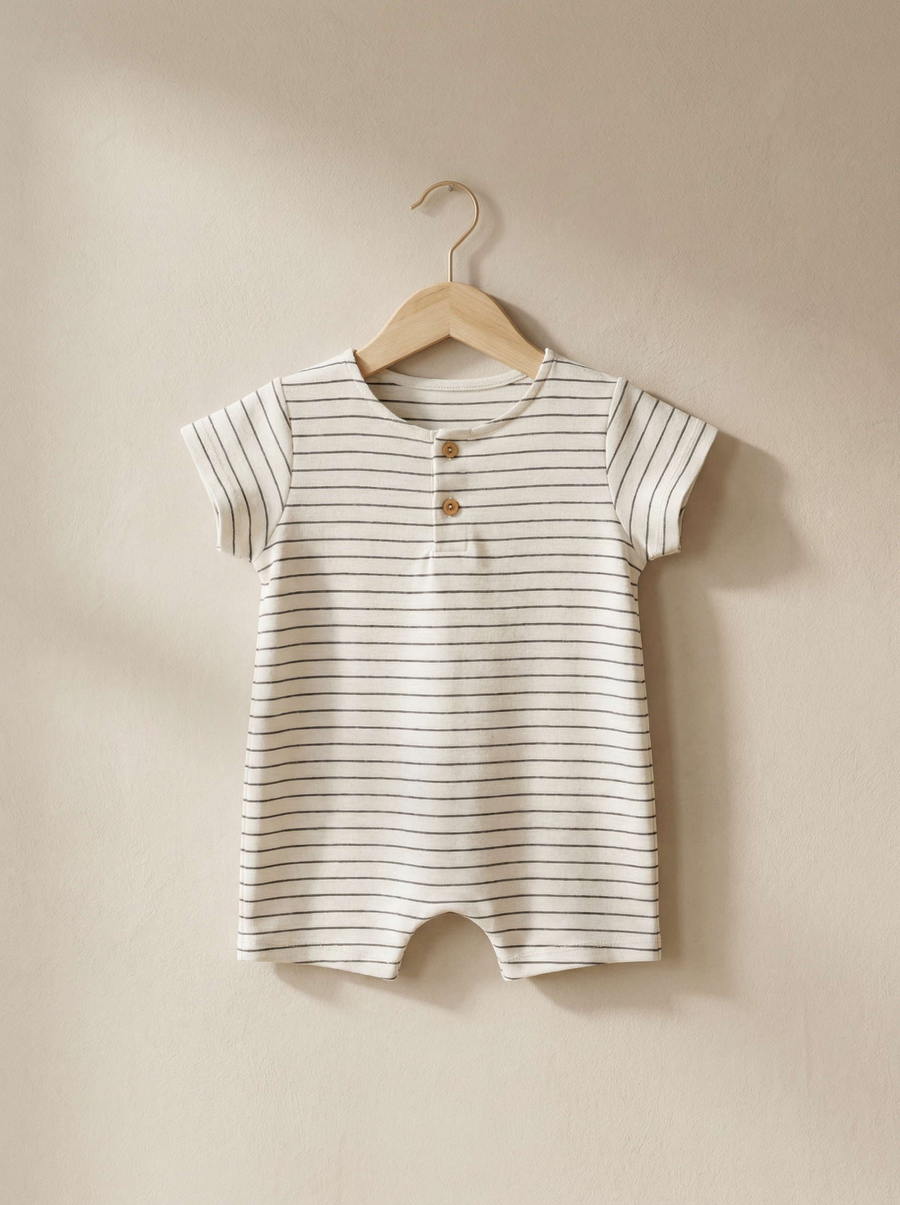 Short sleeved romper