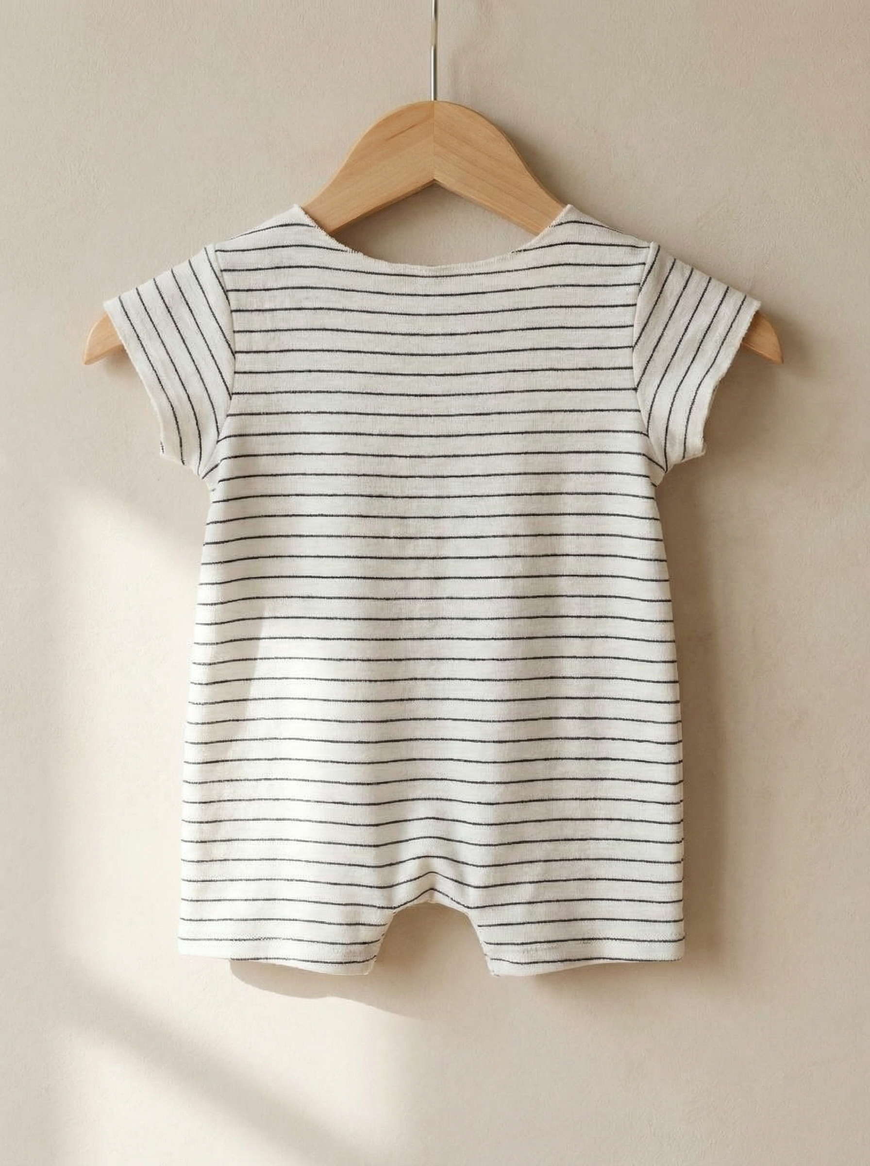 Short sleeved romper