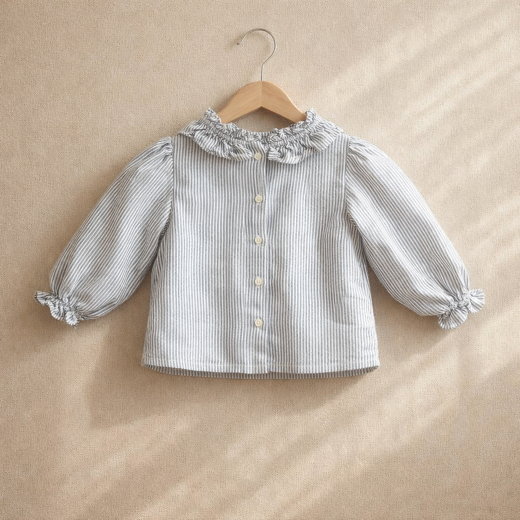 Shirt with ruffle details