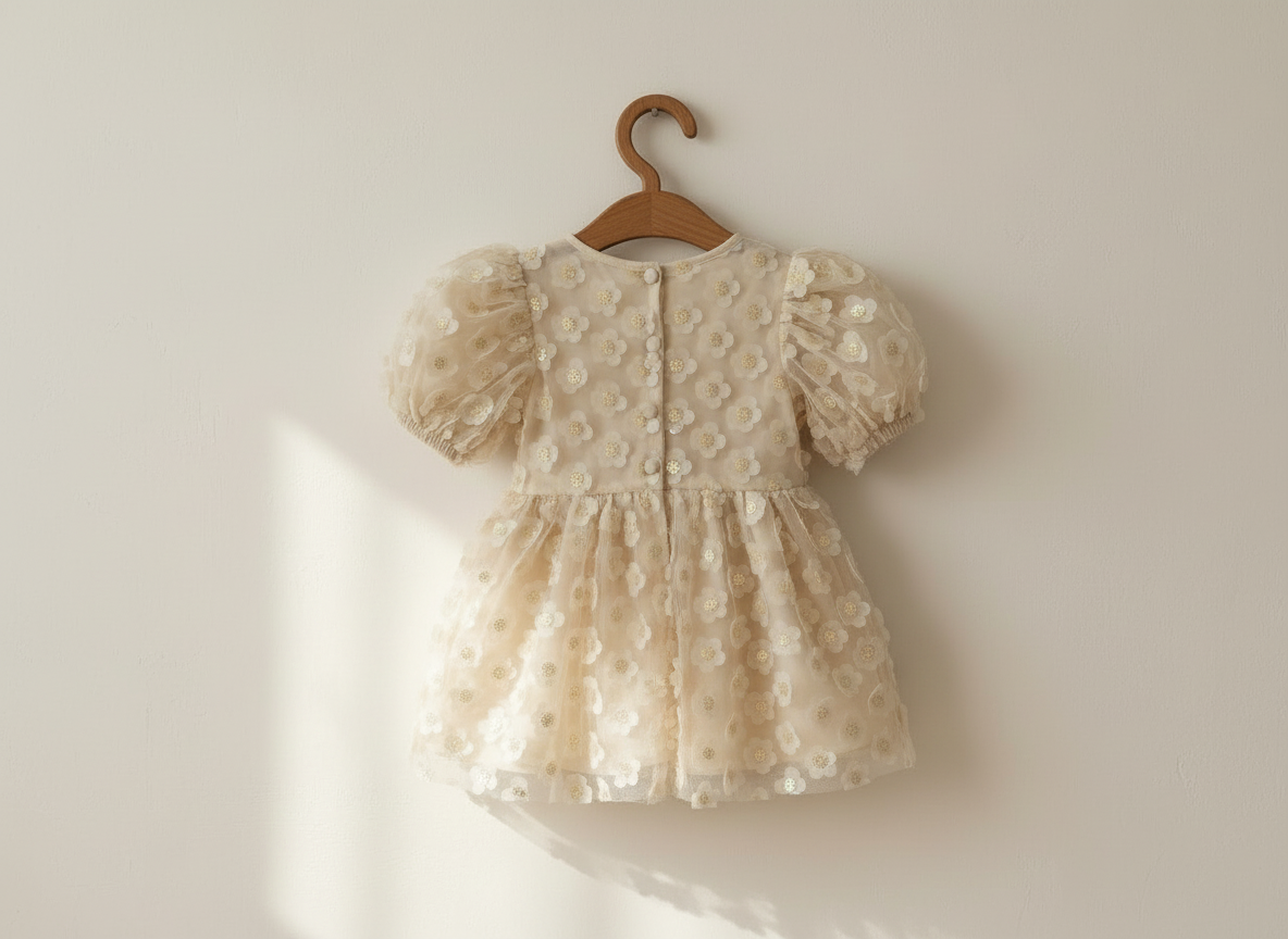 Dress with applications