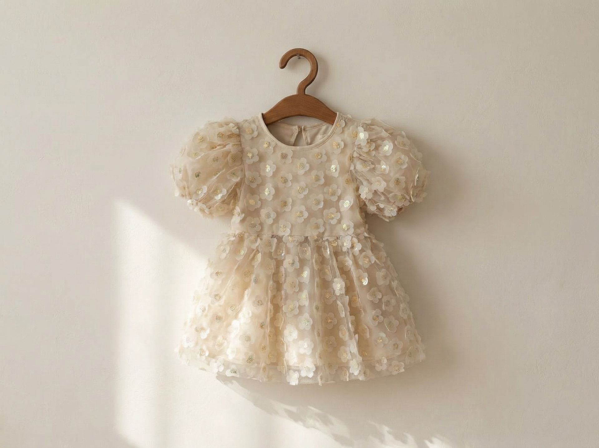 Dress with applications