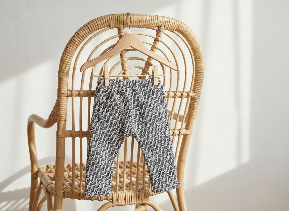 Pants with geometric design