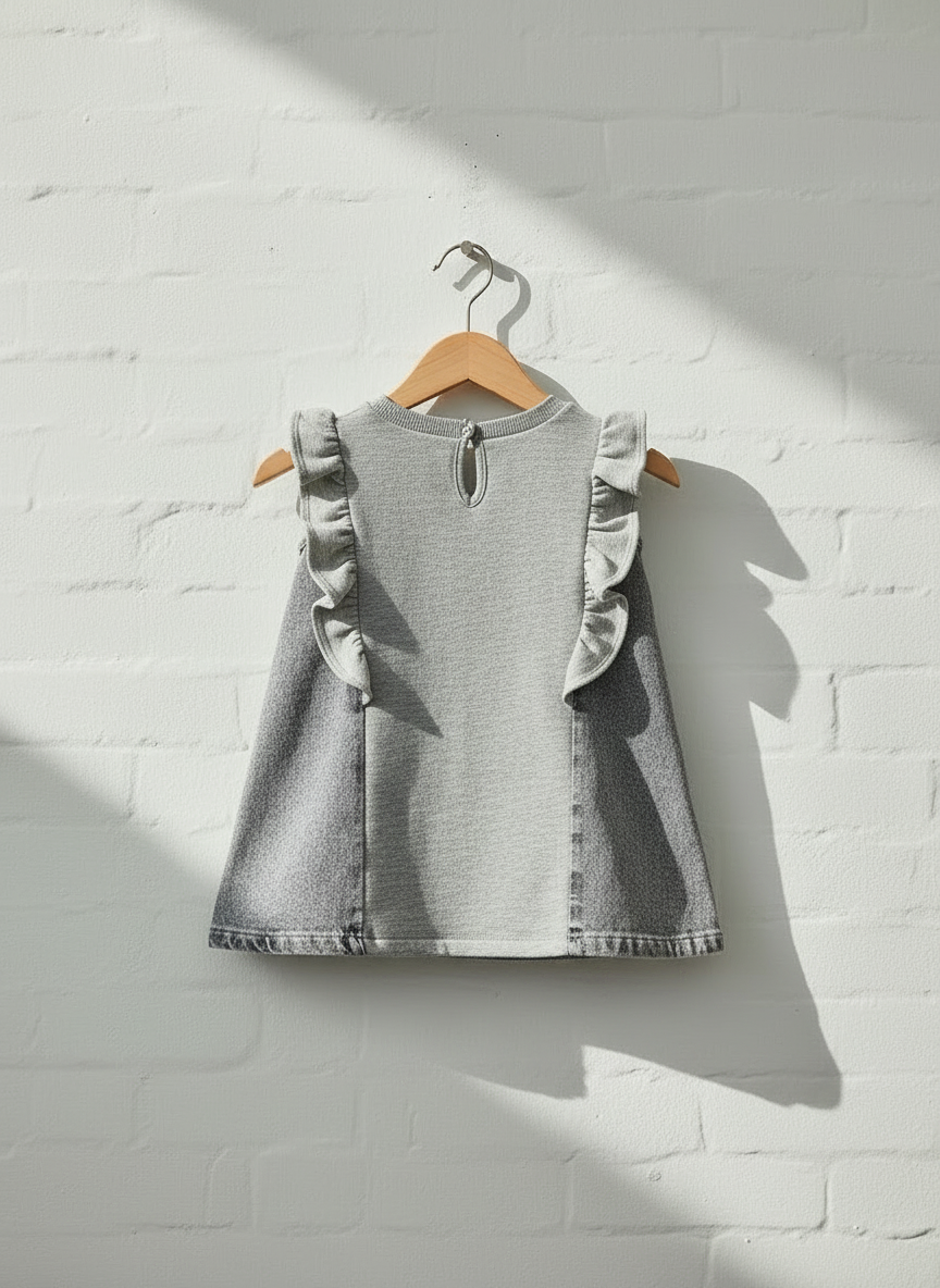 Jean and cotton dress