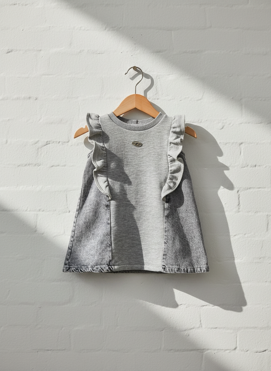 Jean and cotton dress